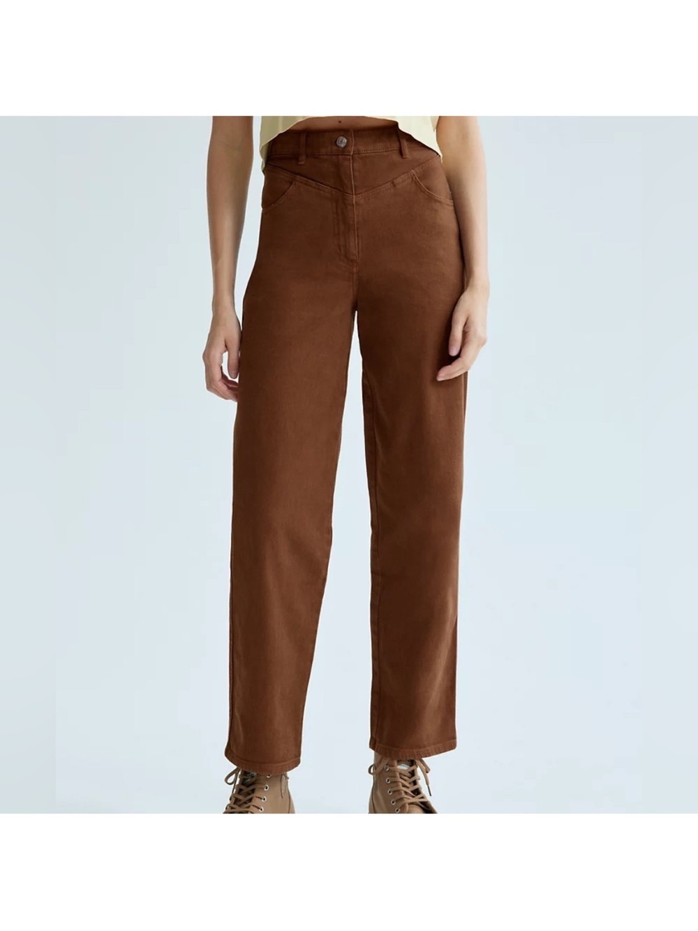 Aritzia Wilfred Free Brown Archer Utility Pant
